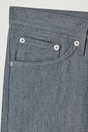 COS Homme Jean Droit Signature in Bleu