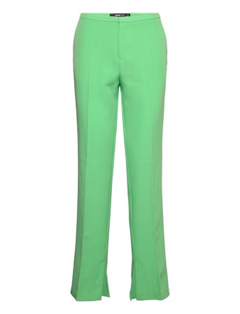 Gina Tricot Jane Mid Waist Trousers - Green - 38