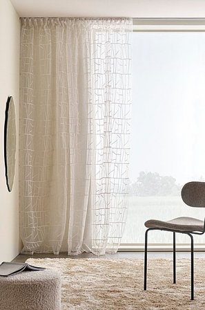 Jotex - Zasłona Wielofunkcyjna, 1 Sztuka BEZOWY - BOJAGI - Kup Zasłony na taśmie firmy Jotex