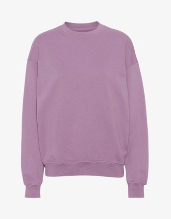Organic Oversized Crew - Pearly Purple - XL