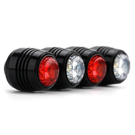 Koowheel 4 stk. Skateboard LED Lys Nat Advarsels Sikkerhedslys Kompatibel med 4 Hjul Skateboard Longboard