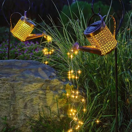 Solcellelamper Vandkande Landskabsbelysning Udendørsdekoration[GKS]