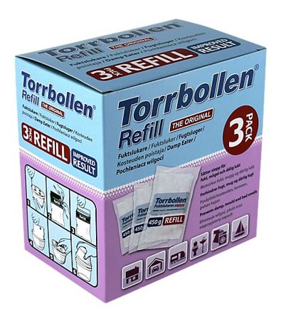 FUKTFJERNER TORRBOLLEN REFILL 3PK