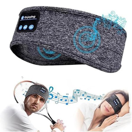 OBOSOE Sovende Hovedtelefoner – Pandebånd & Øjenmaske med Bluetooth Hovedtelefoner, Perfekt Gave til Ham eller Hende
