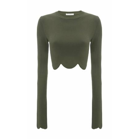 JW Anderson Long Sleeve Tops Grøn, Dame