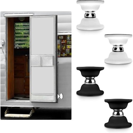 4 st magnetiska dörrlås för husbil, magnetisk dörrhållare i silikon, magnetisk dörrstopp, husbilstillbehör.