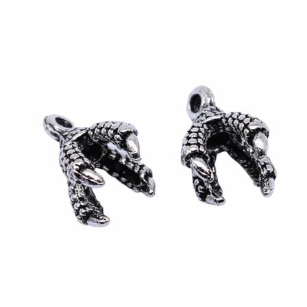 100 kpl Antiikkihopea Antiikkiseos Eagle Claw Charms Animal