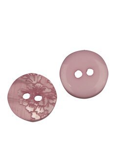 Knapp lysrosa - 12 mm - New Old Company