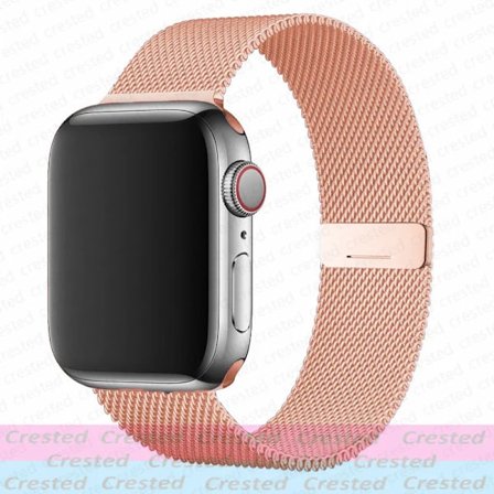 Milanese Loop Armband för Apple Watch Band 44mm 40mm 45mm 41mm 49mm 46 42mm correas armband iWatch serie 3 6 se 7 8 9 ultra 2 10