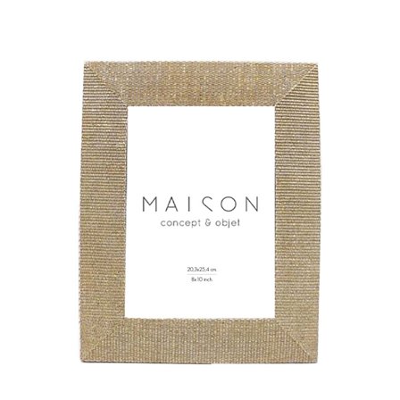 Valokuvakehys 27x32cm Polyresin Kultainen mattapinta