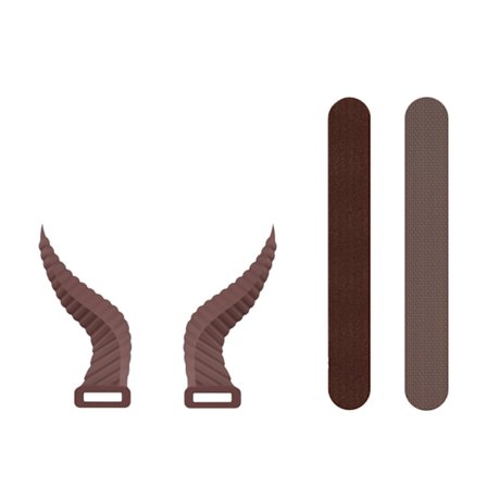 Universal Cow Ears and Horns for Headset Cow Ear Pendant för Game Headset