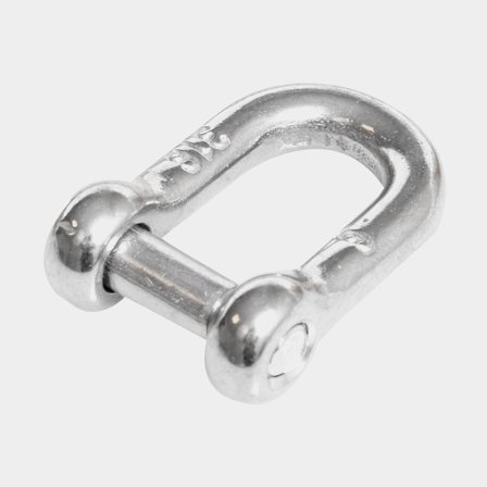 Ankarschackel 1852-Marine, Ø12 mm, 48 mm, rostfritt stål, med gängad insexskruv