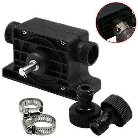 Gardena Elektrisk Boremaskinepumpe: Stabil Peristaltisk Pumpe Til Pumpning Af Vand, Egnet Til Alle Elektriske Boremaskiner Sort [FW]