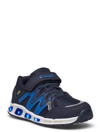 Kirtu Kids Shoe W/Lights Wp Lave Sneakers Blå ZigZag