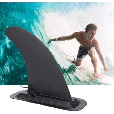 Surfebrettfinner, Stand Up Paddle Board-finner, 2-pakning, universelt avtakbare, laget av sikker nylon, for Stand Up Paddleboarding og kajakkpadling, 