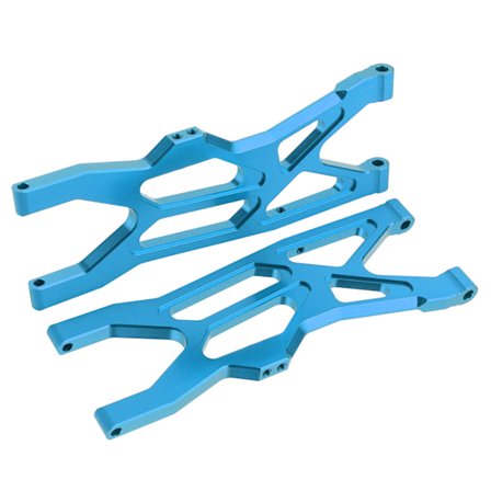 1 par bageste nedre svingarms tilbehørsdele i aluminiumslegering, der passer til ARRMA 1/10 RC-bil, blå