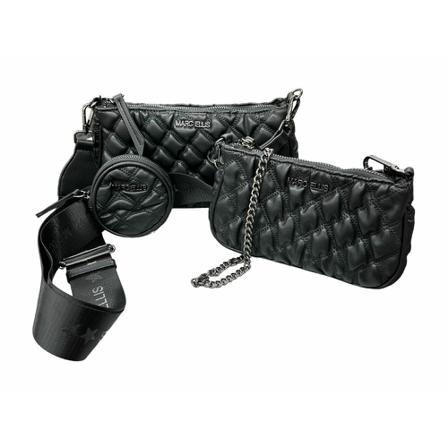 Marc Ellis, Cross Body Bags Zwart, Dames, Maat:ONE Size