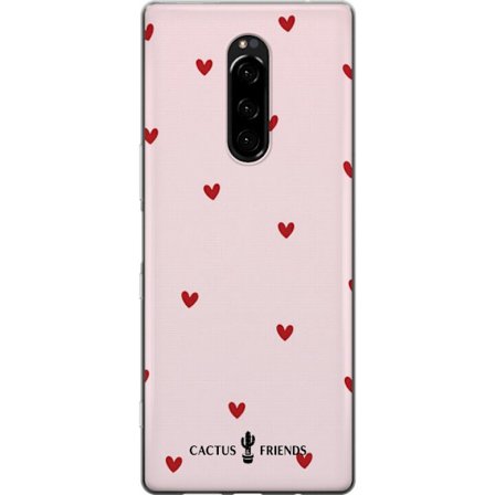 Yhteensopiva Puhelinkuori Sony Sony Xperia 1 Cactus and Friends – HeartSprinkle