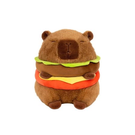 Hamburger Capybara Kapibala Plysdukke 26CM