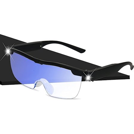 Lupper med 2 LED-lys 250% læsebriller med