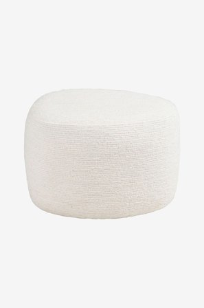 House Nordic - Puff, Hilo - Hvit - Fotskamler & puffer - Fra Homeroom