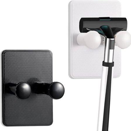 2 st rakhållare för duschvägg, duschrakhållare för förvaring av krokar, vattentät självhäftande hållare (endast hållare)