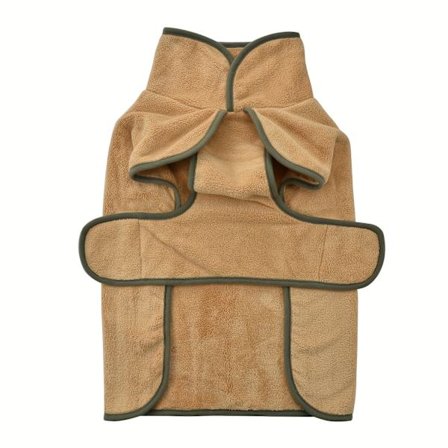 Hurtigtørkende badekåpehåndkle for hund, høy absorberingsevne, mykt og slitesterkt