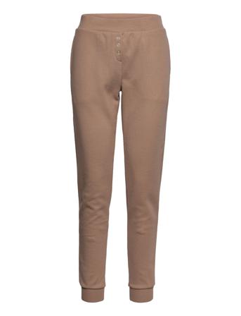 Jogger Loose Waffle Buttons Sweatpants Mjukisbyxor Brun Hunkemöller