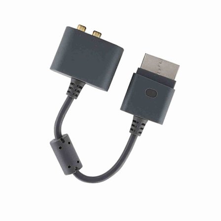 RCA Optisk Ljudadapterkabel för Xbox 360 Grå 30cm