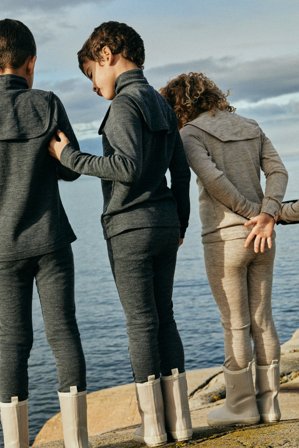 Kappahl | Koszulka z długimi rękawami, z wełny merino, Kaxs | Czarne