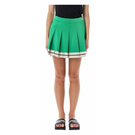 Palm Angels Rok Pwcc055F22Fab001 , Groen , Dames , Maat: S Korte rokken