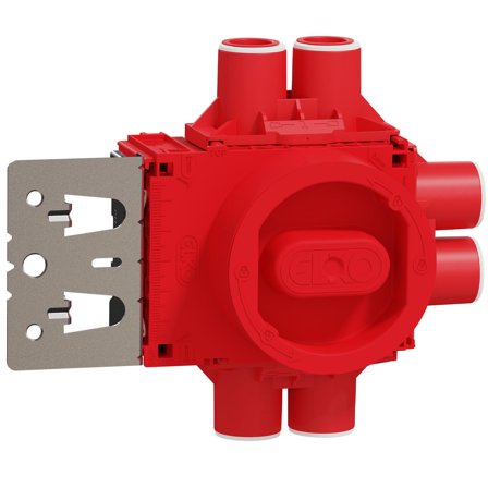 ELKO Flexi+ Veggboks høy ring 6-løp m/stenderfeste