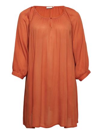 Kcami 3/4 Sl Tunic Orange Kaffe Curve