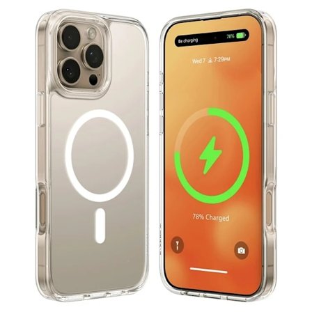 TORRAS Mobilskal till iPhone 16 Pro Magsafe - Transparent
