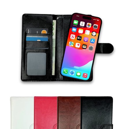 iPhone 16 Deksel / Magnetisk Cover 2i1 - Velg Farge!