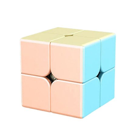 Kubformad leksak med slät yta, justerbar kubpusselmodell leksak för barn 4 år