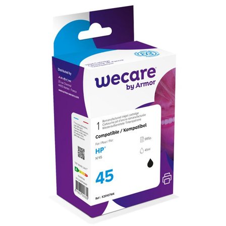 WECARE Bläckpatron 45 svart - Lyreco - Toner och bläck - Bläckpatroner - Bläckpatroner WeCare