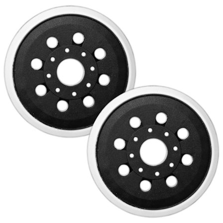 2 st Slipdynor för Bosch, 123 mm 8-håls Slipdynor Ersättningsdynor 5 tum Slippapper Kompatibel med Bosch Ge