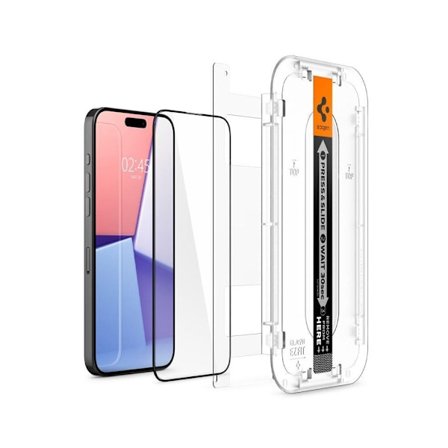 Spigen Glas.TR EZ Fit Härdat Skärmskydd till iPhone 15 Pro Max