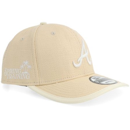 New Era - MLB Beige adjustable Keps - Atlanta Braves M Wicker 9SEVENTY H1 Natural/White Adjustable @ Hatstore