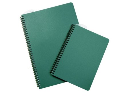 Anteckningsblock PP A4 90blad linjerat grön - Lyreco - Kontorsmaterial - Block och anteckningsböcker - Anteckningsblock