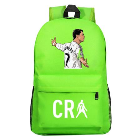 Fotball CR7 Ronaldo Printing Barnestudent skoleveske Ungdomsryggsekk Utendørs reiseveske Dataveske style 14