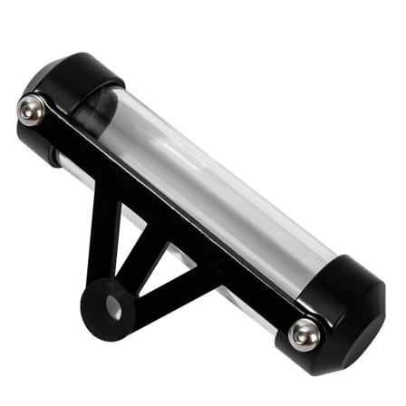 1 stk Sort Motorcykel Forsikringsklistermærke Holder Rør, Scooter/Motorcykel Tilbehør Vandafvisende Forsikringsklistermærke Holder 115x26 mm Di