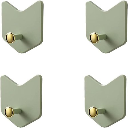 6 kpl Seinäkoukku Vintage Virkattu Metalli Hattu Retro Pyyhekoukku Keittiöön