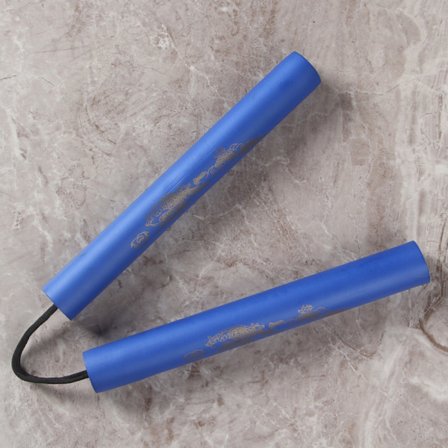 Foam Nunchakus Fitness Nunchucks BLÅ Blue