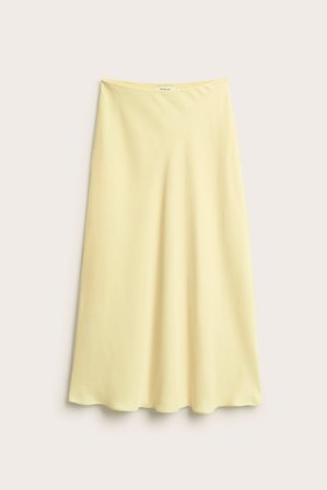 Kappahl | Satengskjørt | Gul