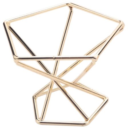 3 stk. Geometrisk Luftholder Luftplanter Stativ Metallplanter Stativ Planterhyller Himmeli Dekor Tillands