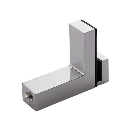 2 st justerbar trä/glas hylla fäste, massiv zink legering väggfäste för 5-30mm tjock hylla