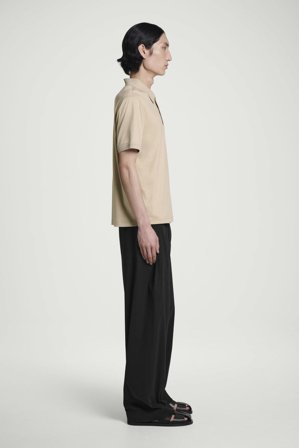 COS Regular-Fit Mercerised-Cotton Polo Shirt in Beige - Men