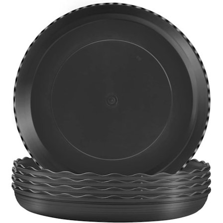 5-pakke plantefat, dryppbrett for blomsterpotter for innendørs og utendørs planter, hagefat, plantefat for plantepotter, overflatebeskyttelse for